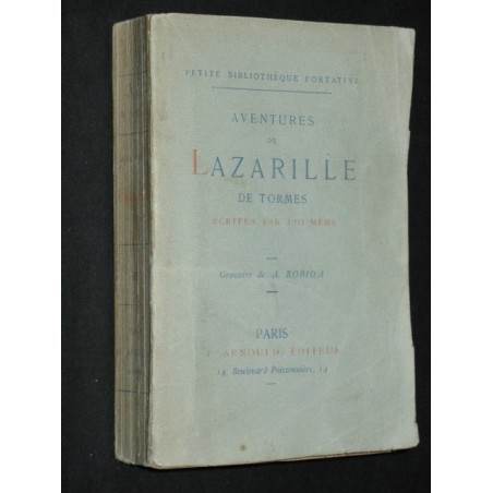 Aventures de Lazarille de Tormes écrites par lui-même.