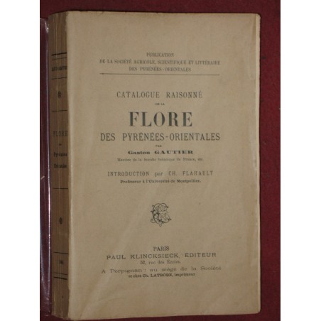 Catalogue raisonné de la flore des Pyrénées orientales