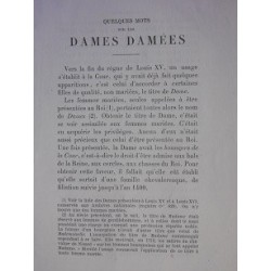 Quelques mots sur les Dames Damées à la cour