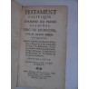 Testament politique d'Armand du Plessis cardinal Duc de Richelieu pair et grand amiral de France