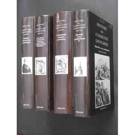 Histoire des communes savoyardes - Savoie (4 volumes édition courante)