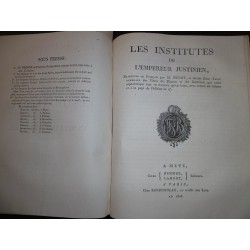 Les cinquante livres du Digeste ou des Pandectes de l'empereur Justinien (7 tomes complet)