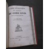 Code civil pour les états de S.M. le roi de Sardaigne. Lettres patentes. Table analytique des matières du code civil.