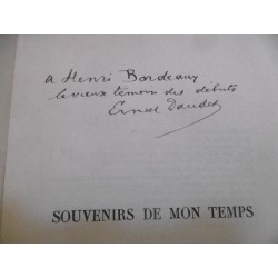 Souvenirs de mon temps - Début d'un homme de lettres (1857-1861)  (envoi)