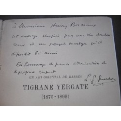 Un ami oriental de Barrès Tigrane Yergate (1870-1899)