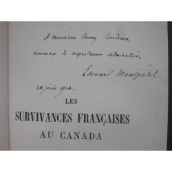 Les survivances françaises au Canada  (envoi)