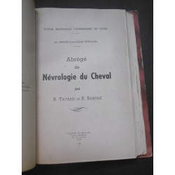 Abrégé d' angeiologie du cheval - Abrégé de névrologie du cheval