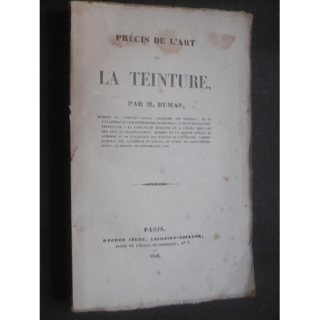 Précis de l'art de la teinture