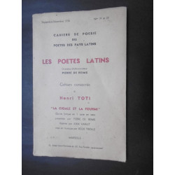 les poetes latins -cahiers...