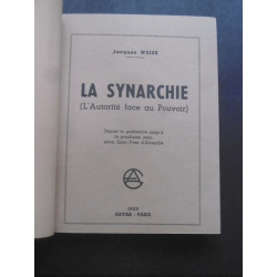 la synarchie (L'autorité face au pouvoir)