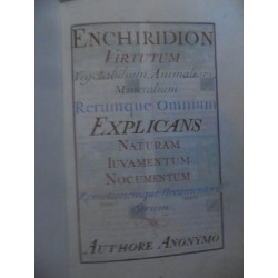 enchiridion virtutum vegetabilium, animalium, mineralium...