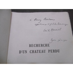 Recherche d'un château perdu - Histoire d'un village (envoi)