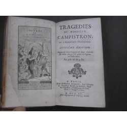 tragedies de monsieur campistron de l'académie française