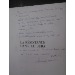 la franche comté sous l'occupation 1940-1944 - la resistance dans le jura tome 1